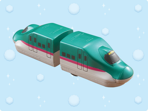 水陸両用トレイン E5系新幹線はやぶさ 商品情報 おふろのおもちゃ