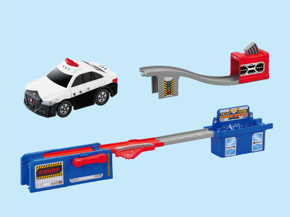 おふろDEミニカージョイント　緊急出動！パトカー＆シューターセット